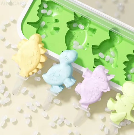 Molde para Helados Popcicle Dinosauros n.5