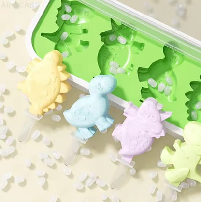 Molde para Helados Popcicle Dinosauros n.5