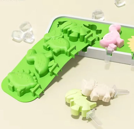 Molde para Helados Popcicle Dinosauros n.5