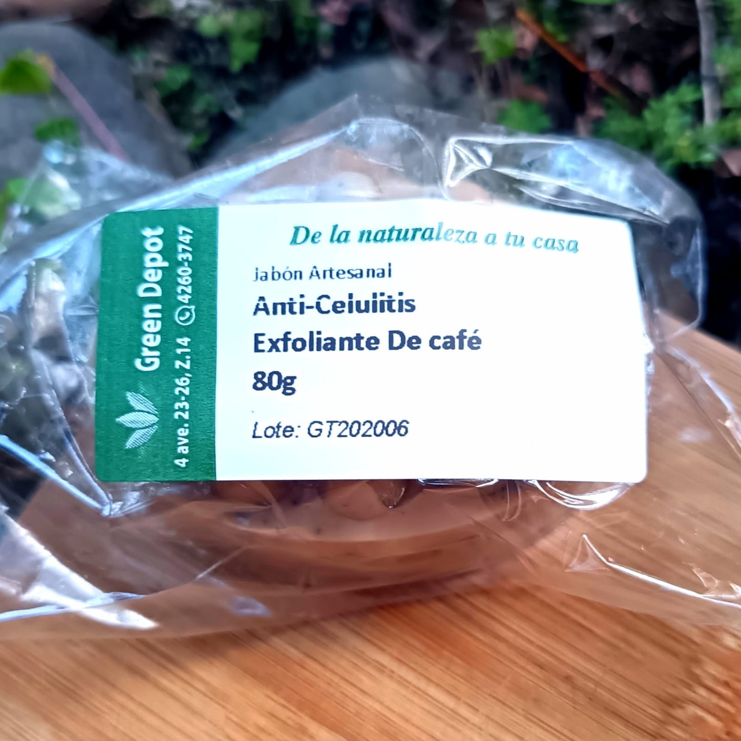 Jabon de Cafe - Exfoliante anti-celulitis