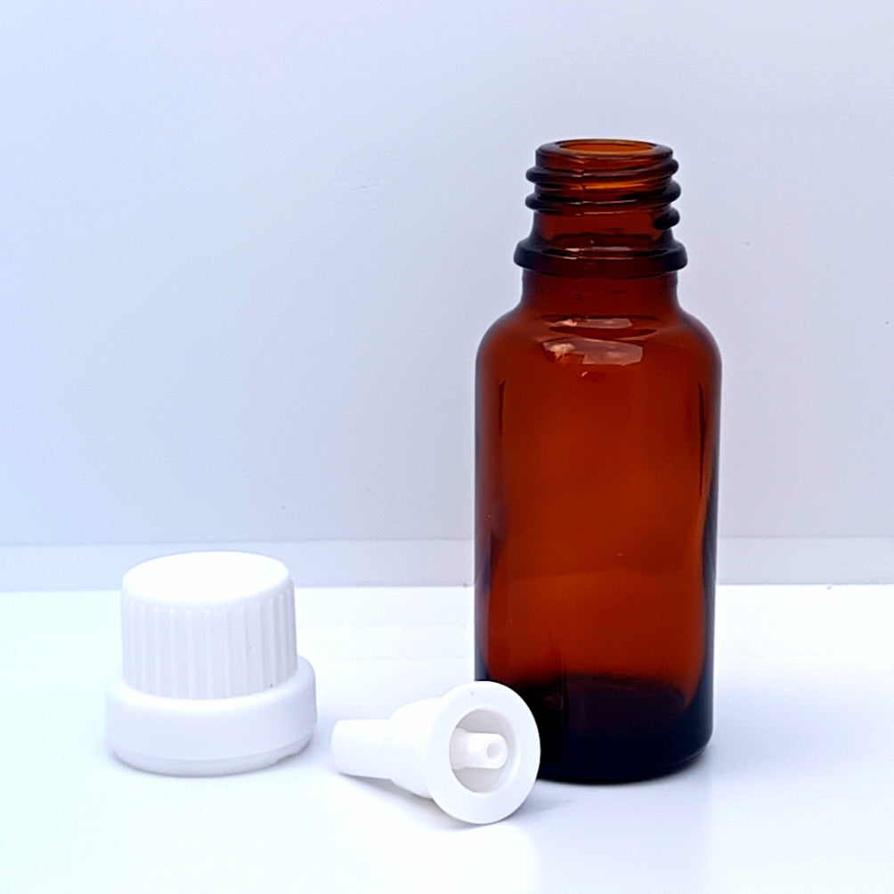 Frasco Cuenta Gotas Amber Vidrio - 20ml