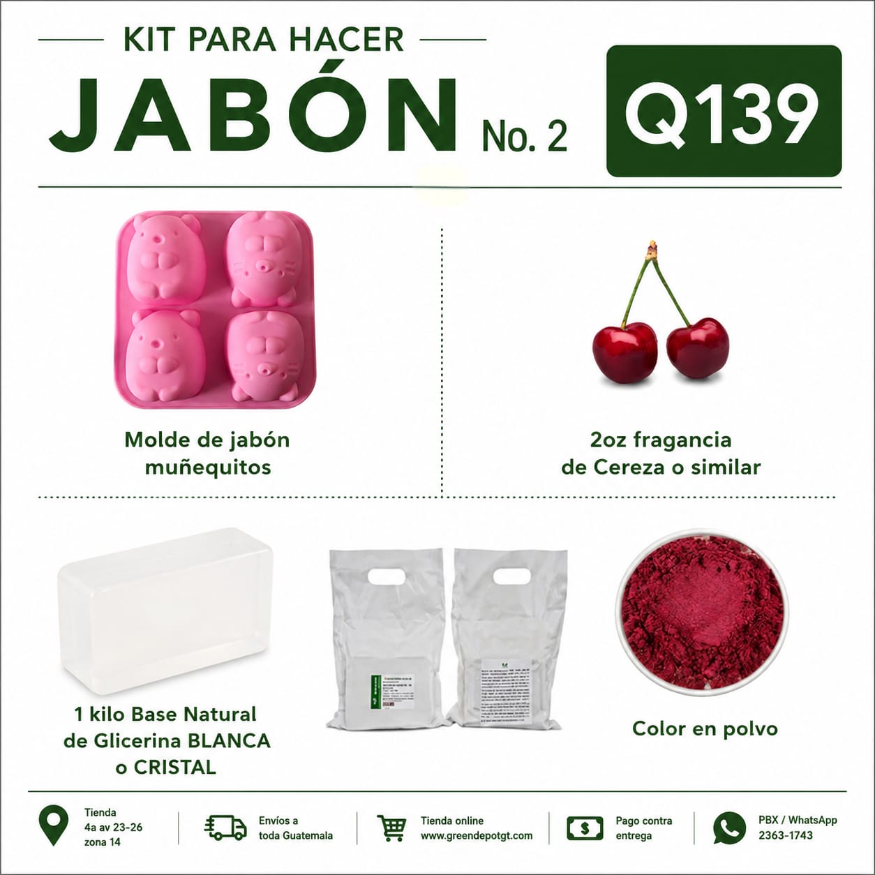 Kit para hacer Jabon - No. 2