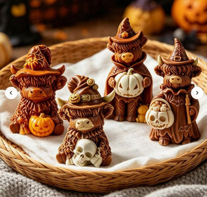 Molde vaca halloween no. 42