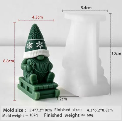 Molde navidad santa claus n.35