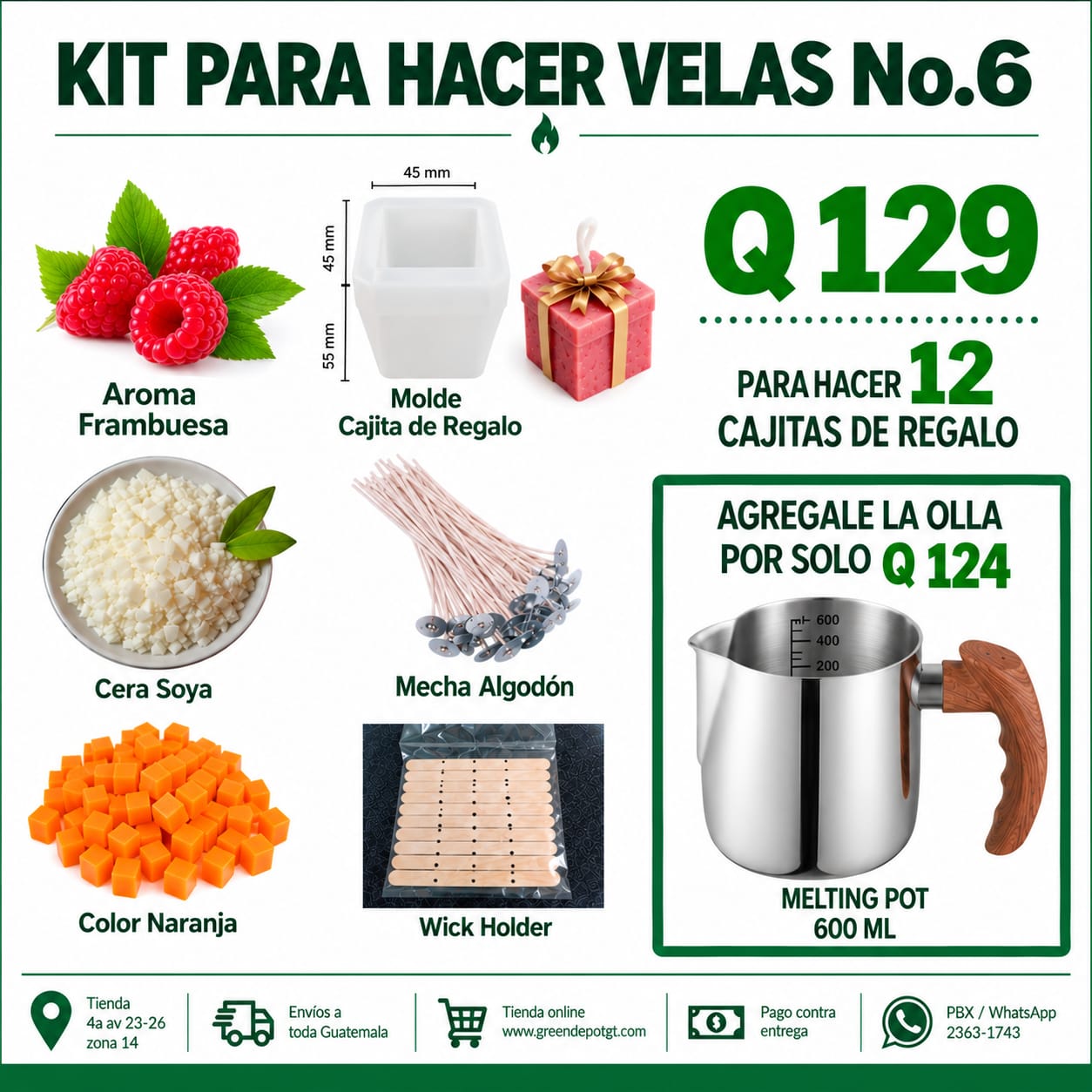Kit para velas No.6