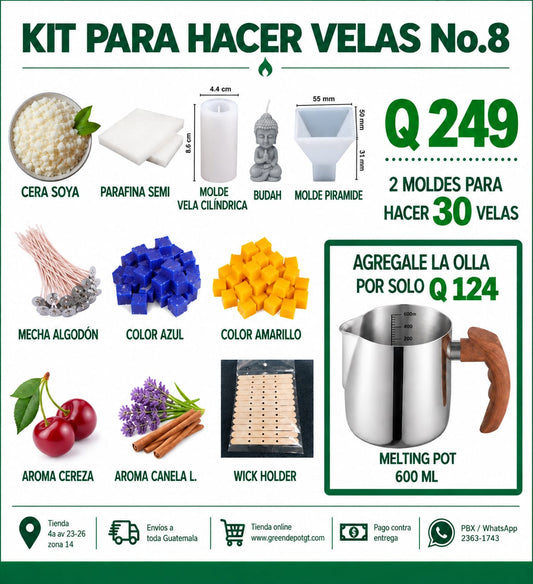 Kit para velas No.8