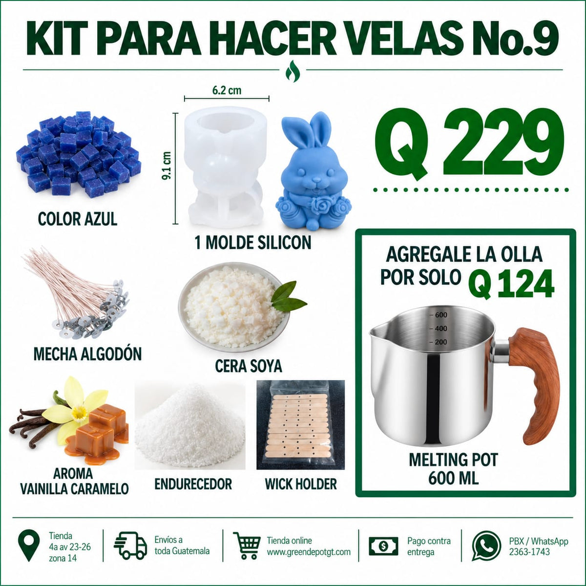 Kit para velas No.9