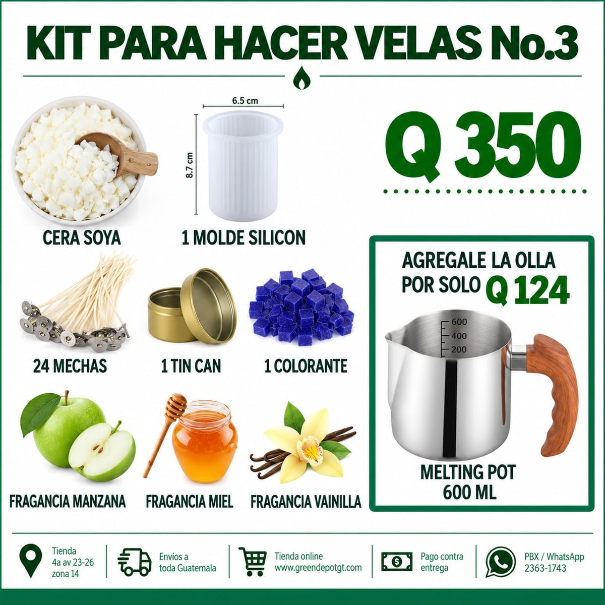 Kit para velas No.3