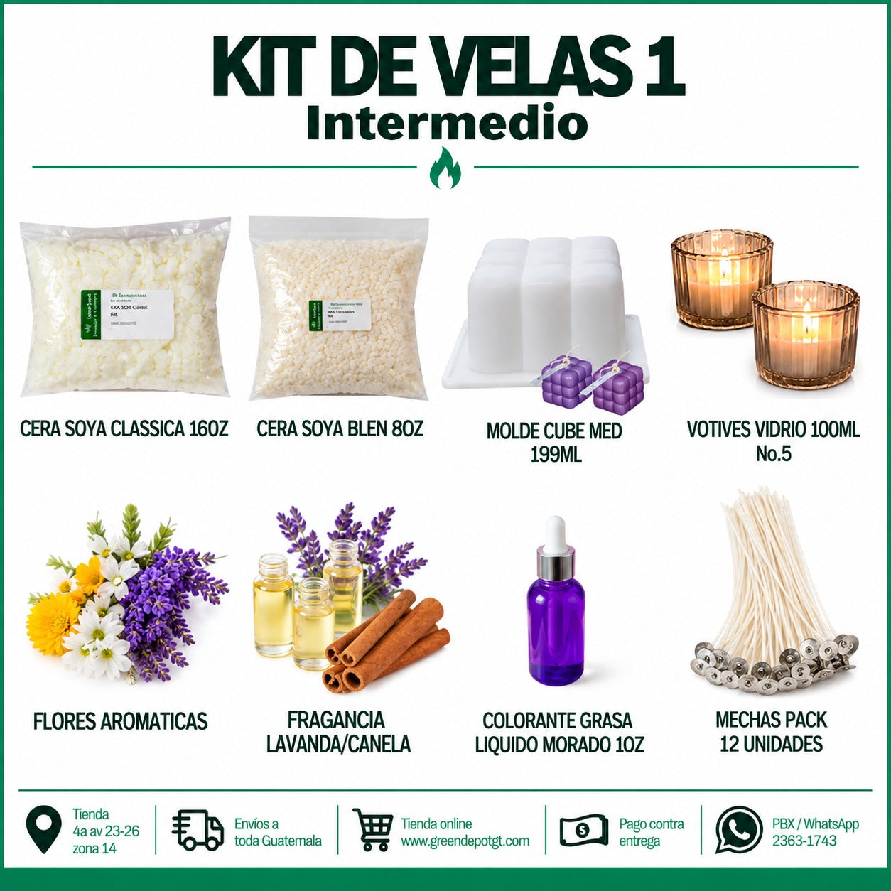 Kit INTERMEDIO para velas No.1