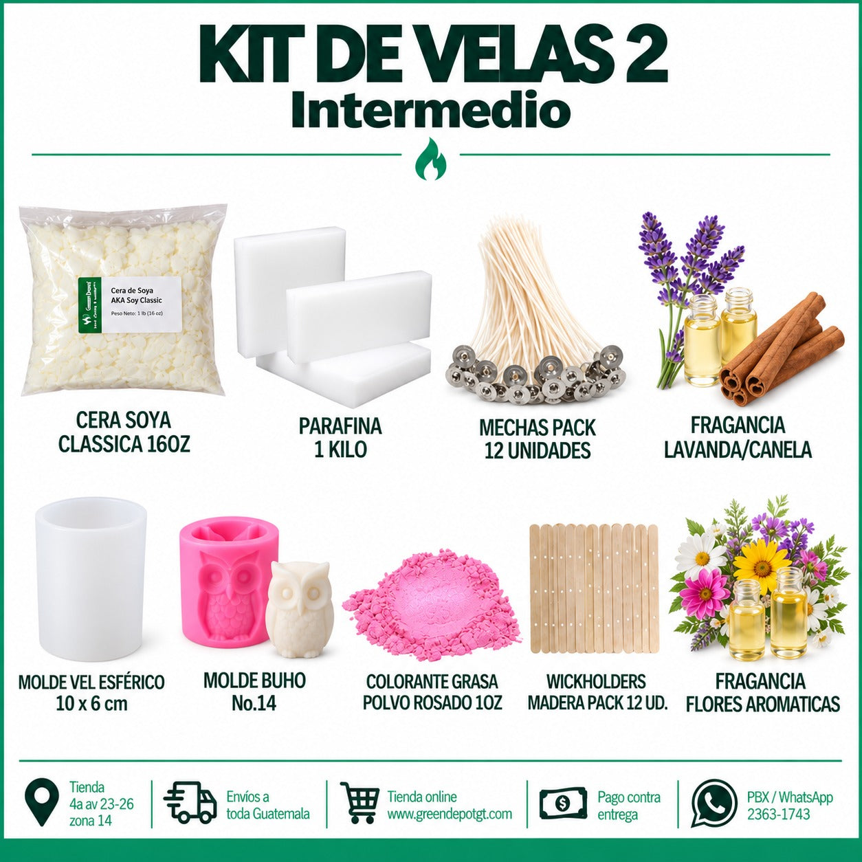 Kit INTERMEDIO para velas No.2