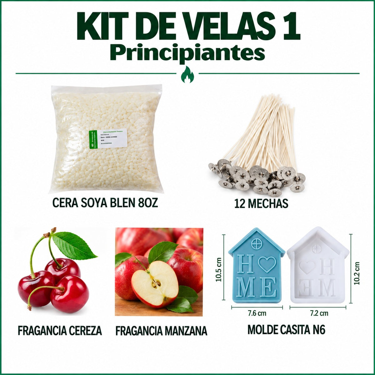 Kit PRINCIPIANTES para velas No.1