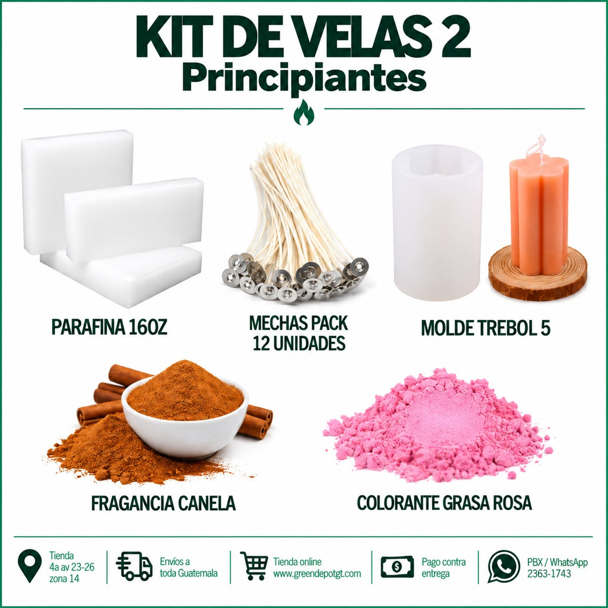 Kit PRINCIPIANTES para velas No.2