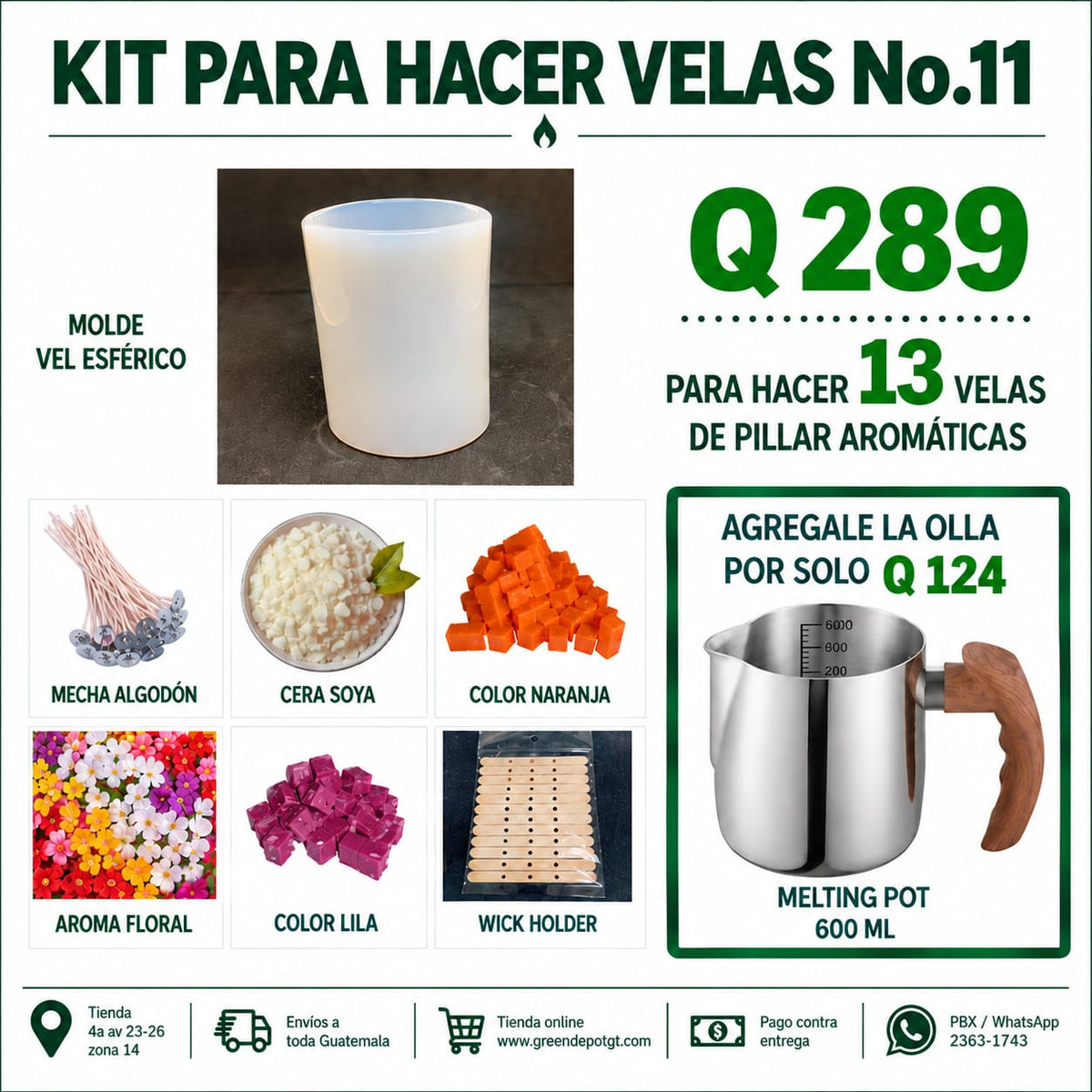 Kit para velas No.11