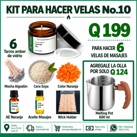 Kit para velas No.10