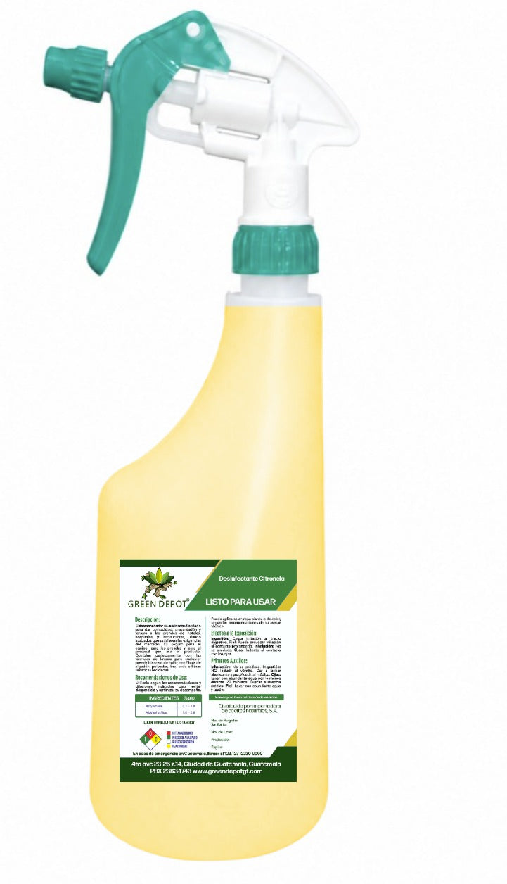 Desinfectante con Citronela