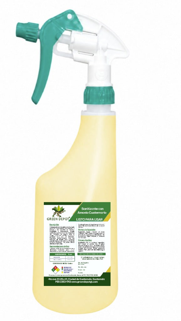 Sanitizante con Amonio Cuaternario