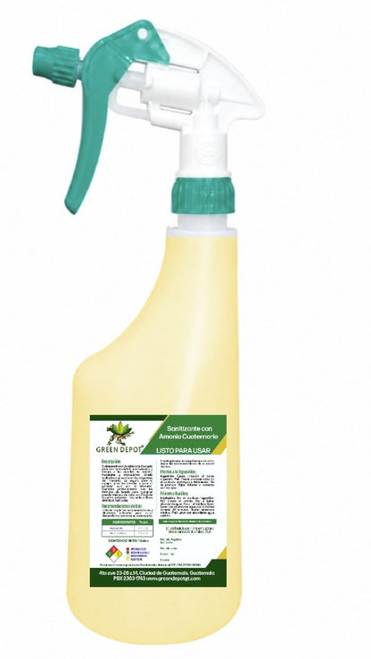 Sanitizante con Amonio Cuaternario
