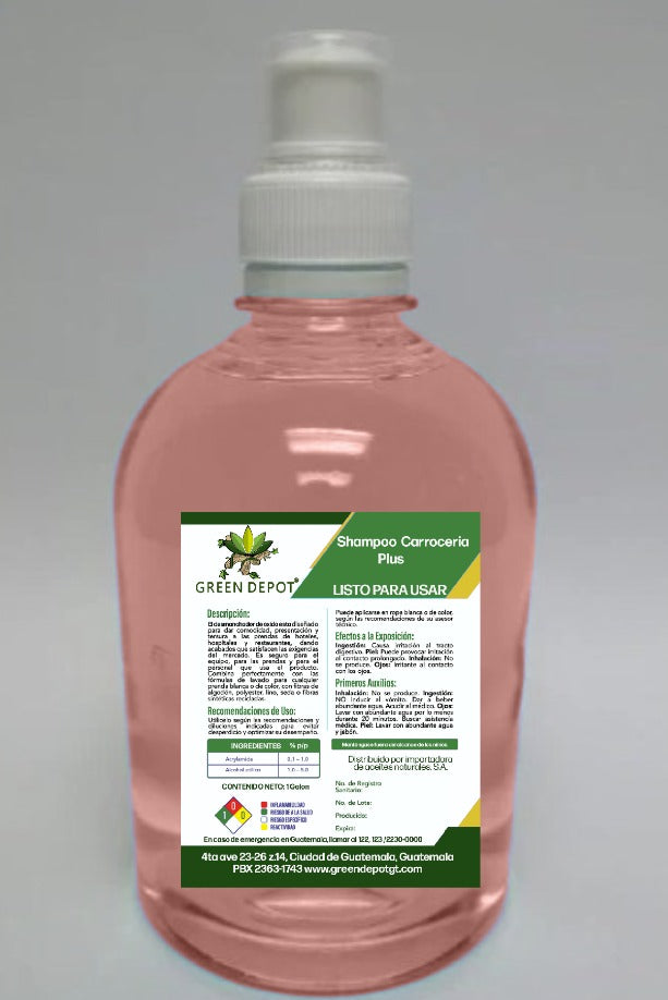 Shampoo de Carroceria - Plus