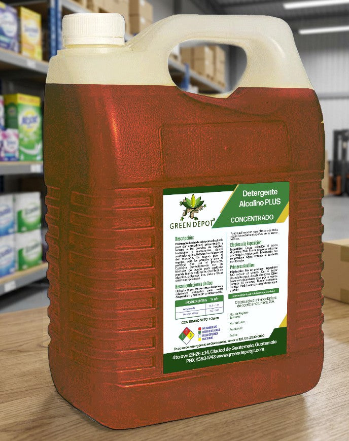Detergente Alcalino Espumante y Clorado PLUS - concentrado