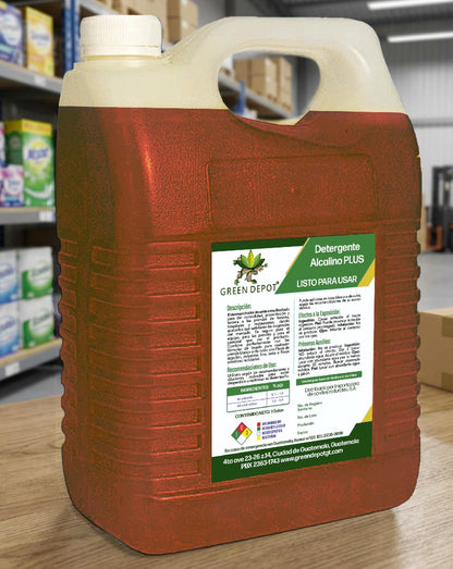 Detergente Alcalino Espumante y Clorado PLUS