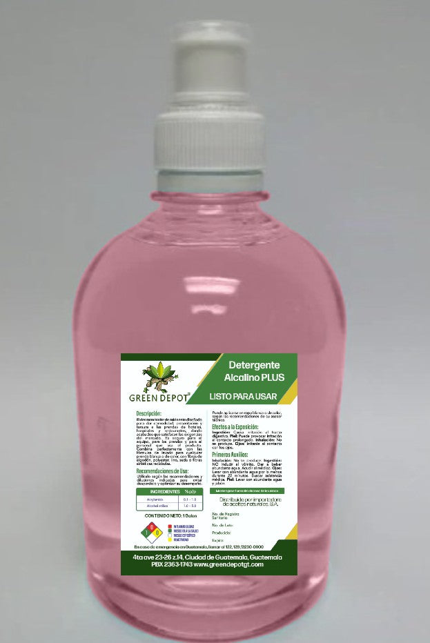 Detergente Alcalino Espumante y Clorado PLUS