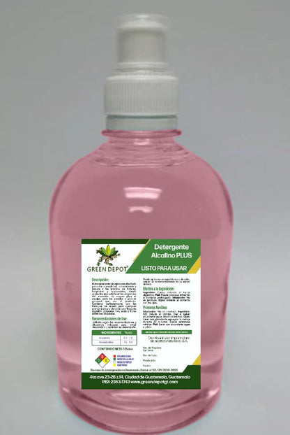 Detergente Alcalino Espumante y Clorado PLUS