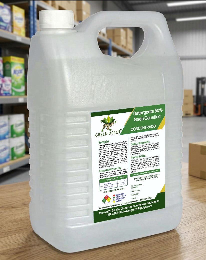 Detergente c/Soda Caustica al 50% - concentrado