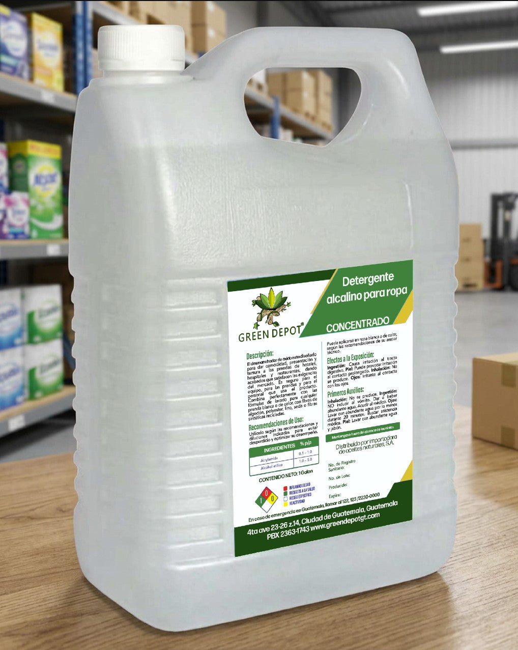 Detergente Alcalino para Ropa - concentrado
