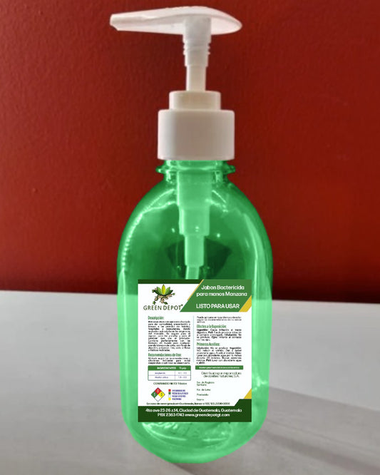 Jabon Bactericida para Manos - Manzana Verde