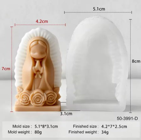 Molde Virgen Maria N.50