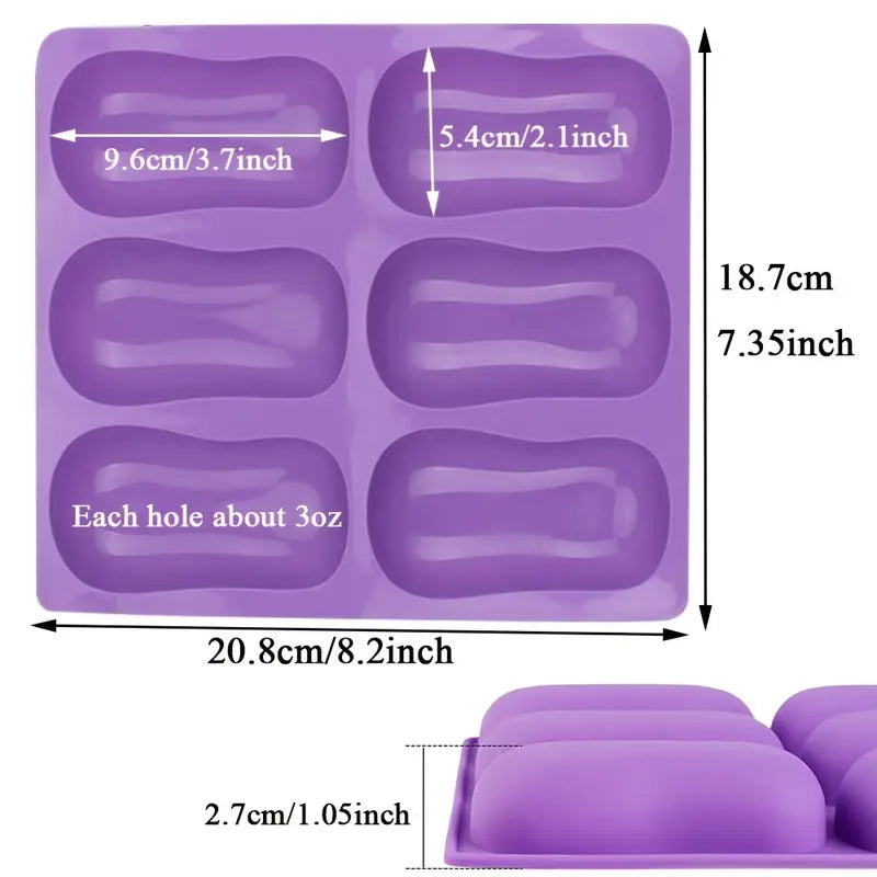 Molde Jabon Oval Torcido 600g