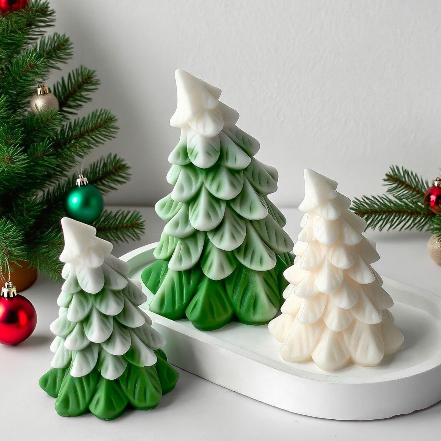 Molde arbol pino navidad n.24