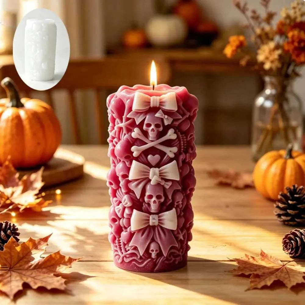 Molde pillar cilindrico navidad halloween n.40