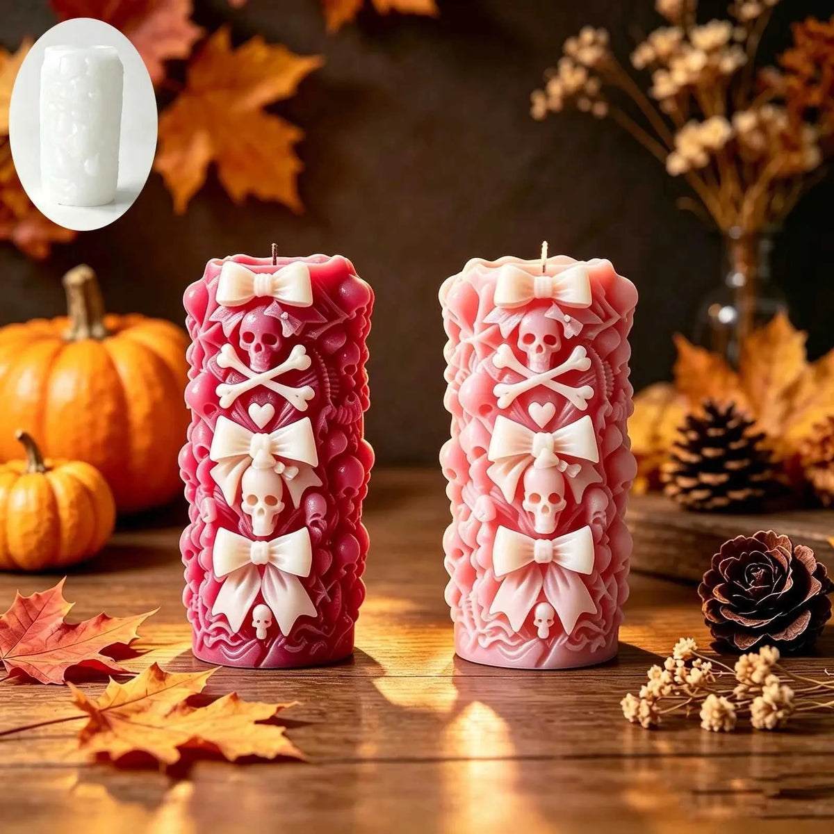 Molde pillar cilindrico navidad halloween n.40