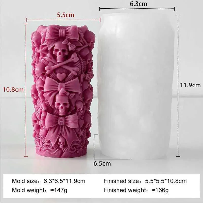 Molde pillar cilindrico navidad halloween n.40