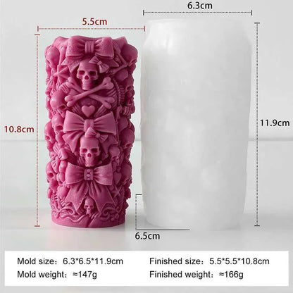 Molde pillar cilindrico navidad halloween n.40