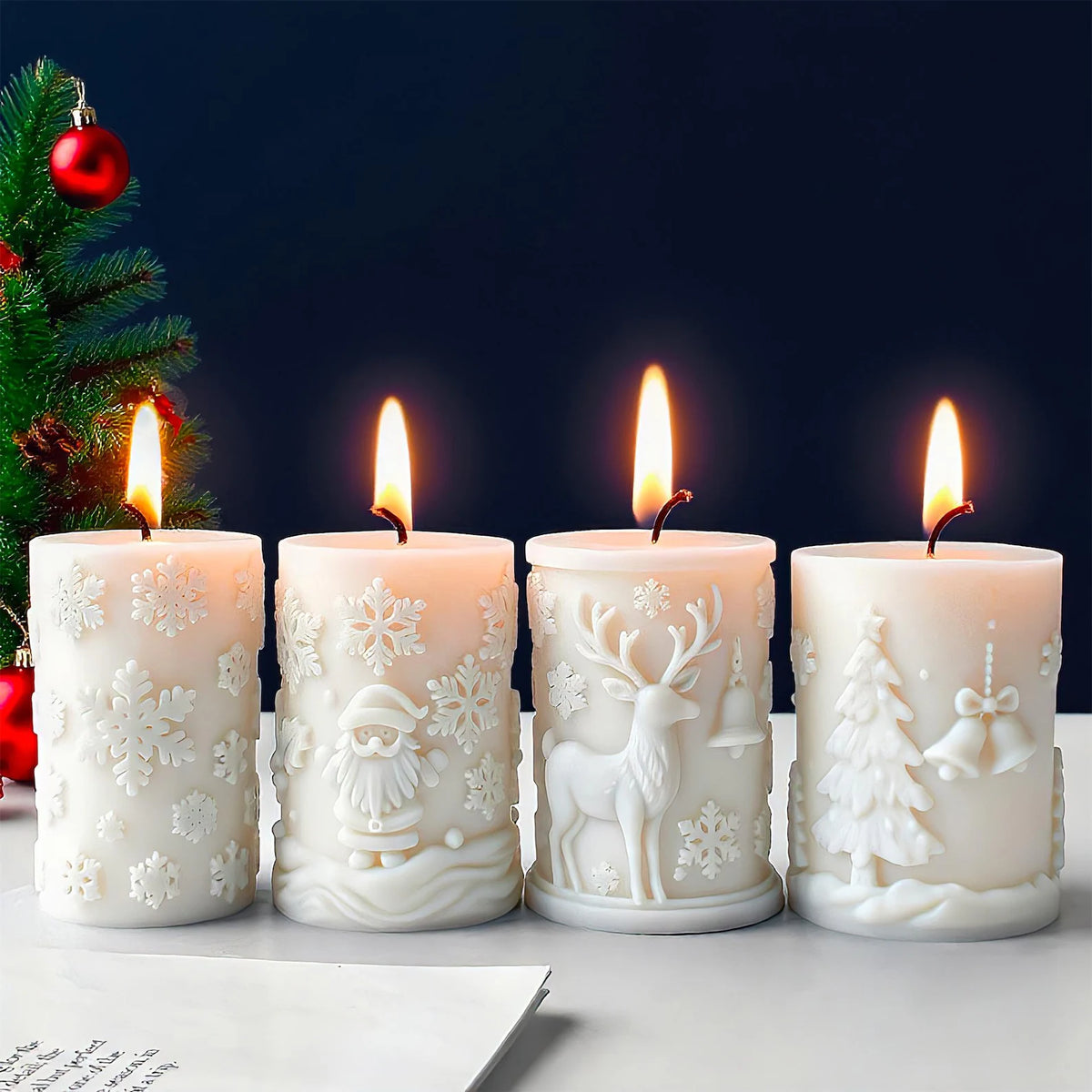 Molde tarro navidad n.25