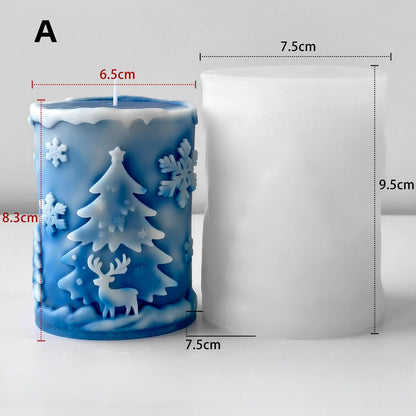 Molde tarro navidad n.25