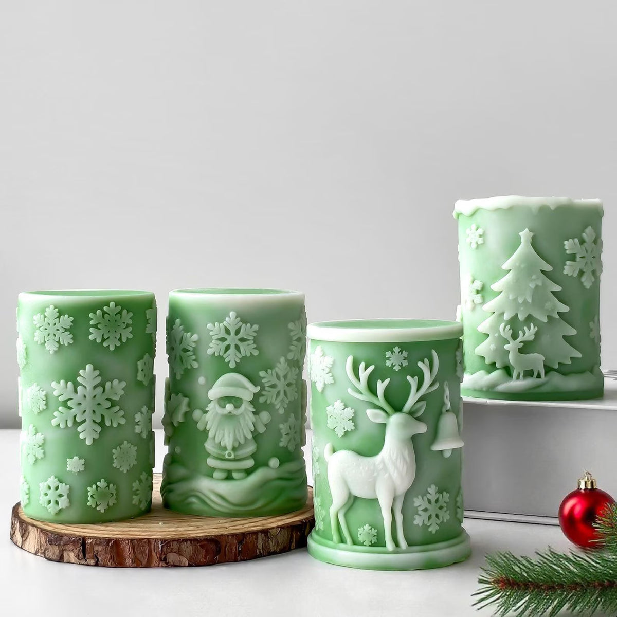 Molde tarro navidad n.25