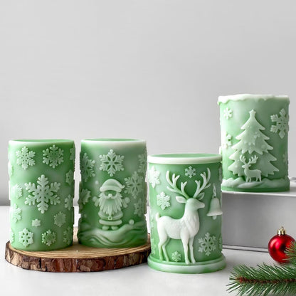 Molde tarro navidad n.25