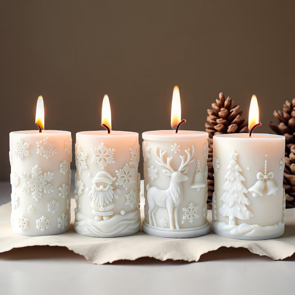Molde tarro navidad n.25