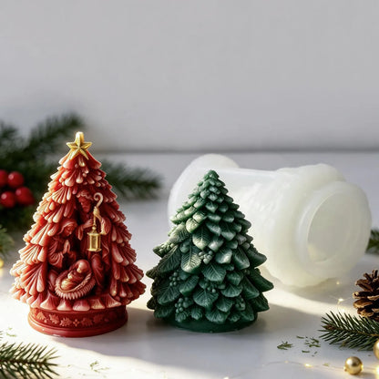 Molde  arbol navidad n.28
