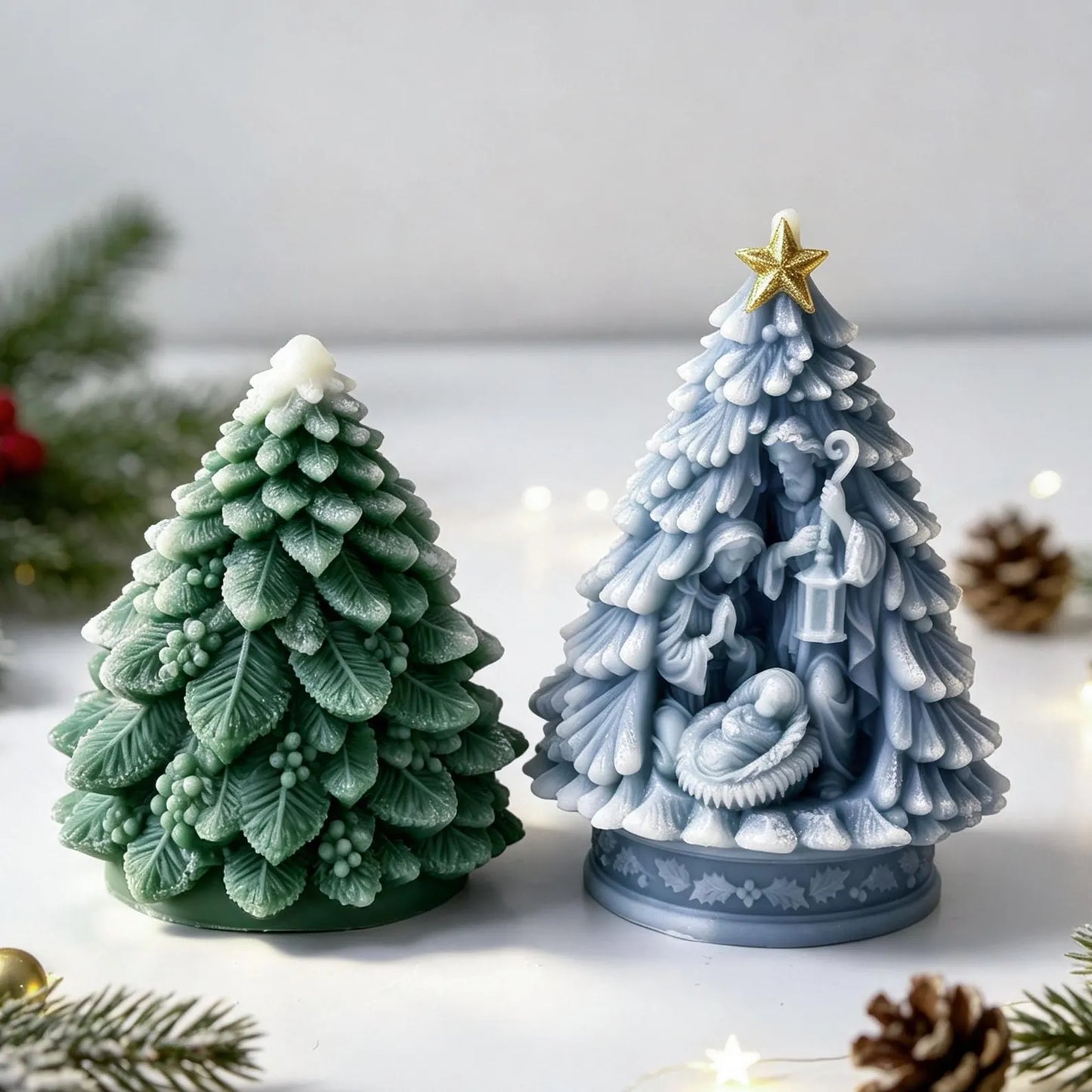 Molde  arbol navidad n.28