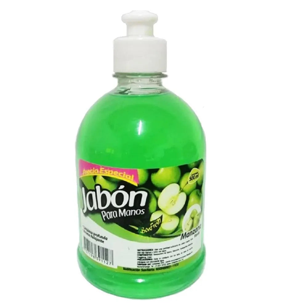 Jabon Liquido Bactericida - Aroma Manzanas