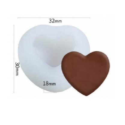 Molde Corazon Plano 90g